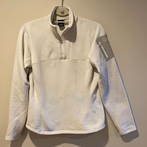Arc’Teryx Gamma 1/4 Zip Fleece Jacket Women’s Size L Cream